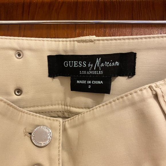 Marciano Women’s Flare Beige Pants Size 2 - Picture 2 of 4